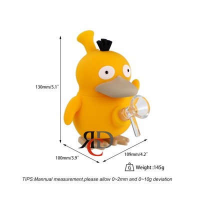SILICONE HAND PIPE PSYDUCK WPS806 1CT
